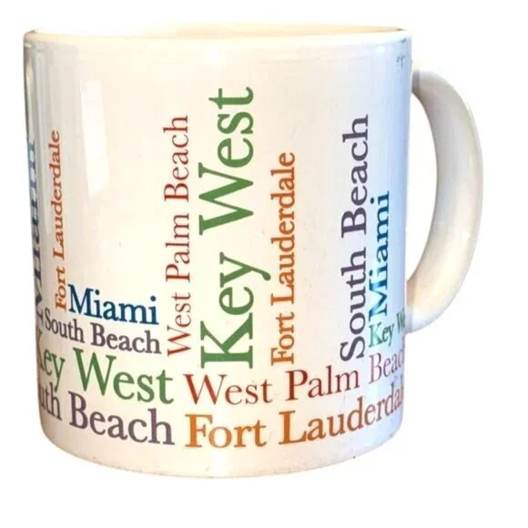 Miami & Florida Beaches Souvenir Mug - Picture 7 of 9
